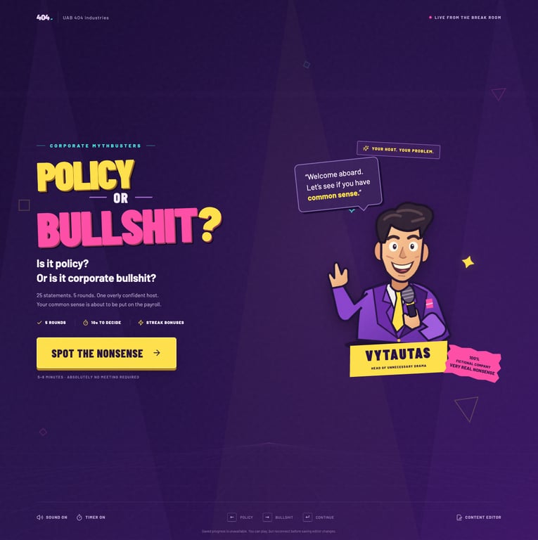 Policy or Bullshit?: Corporate mythbusters