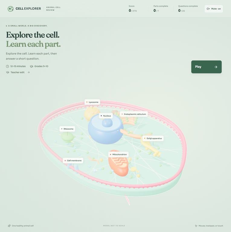 Cell Explorer: Animal cell review