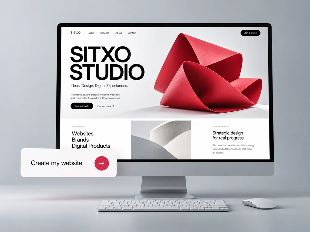 SITXO website design illustration