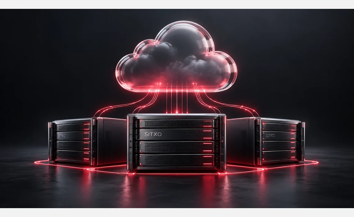 SITXO cloud hosting illustration