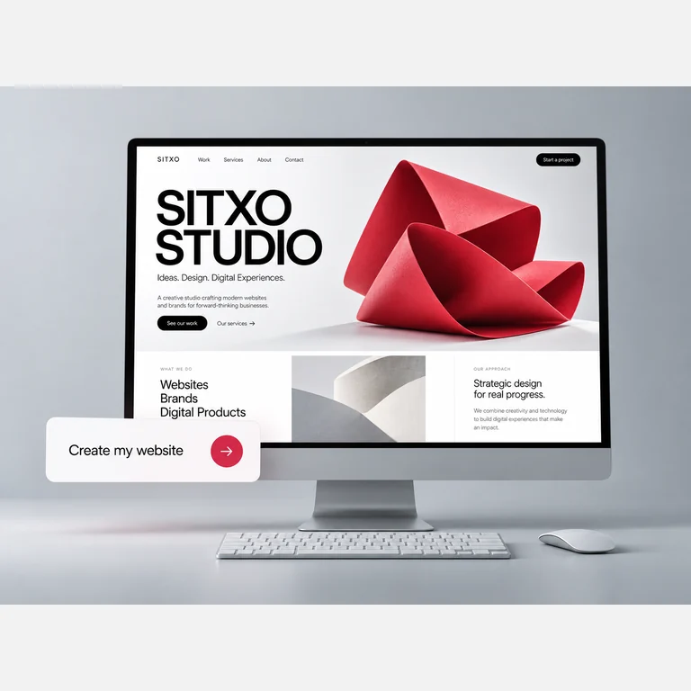 SITXO website design illustration