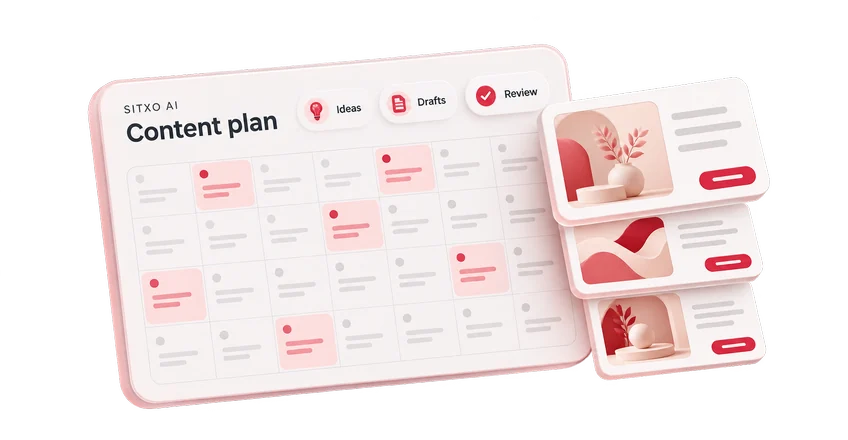 SITXO content planning illustration