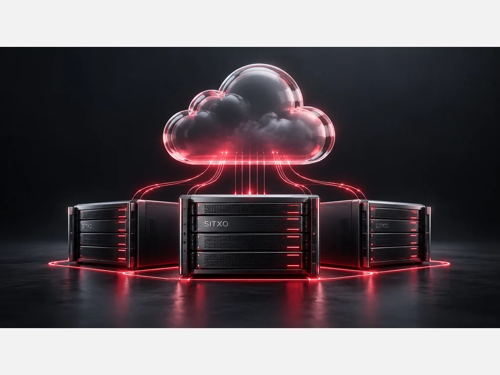 SITXO cloud hosting illustration
