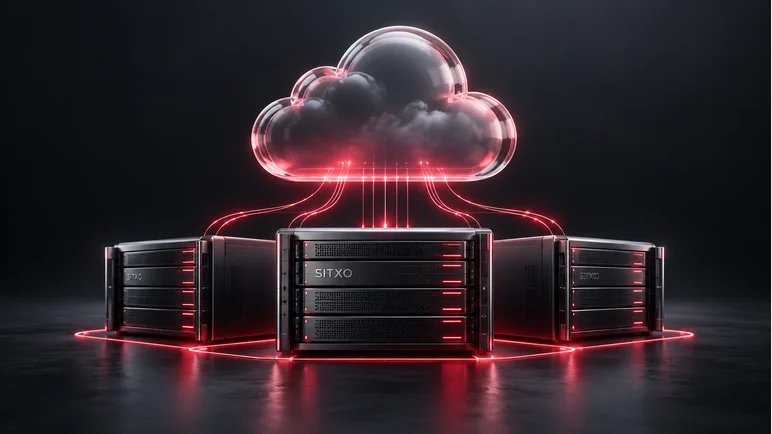 SITXO cloud hosting illustration